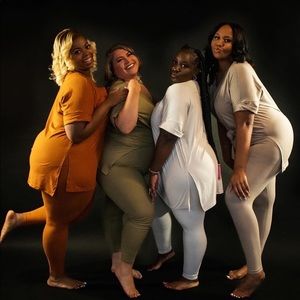 Plus Size Microfiber Legging Sets